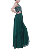 Women Long Evening Bridesmaid Dress Maxi Summer Chiffon Lace Wedding Ball Gowns Dresses