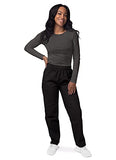 Charcoal Scrubs for Ladies - Long Sleeve Comfort Underscrub Tee - SIVVAN Womens Fall Fashion | Women's Tops and Blouses