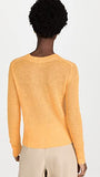 Vince Women's Ribbed Featherweight Crew | Original Brand | Women's Tops and Blouses
