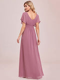 Women's Elegant V-Neck Formal Evening Dresses - Sara Clothes