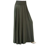 Women Fashion Elastic Skirt Solid Pleated A Line Loose | Original Brand | Women's Work Dresses
