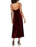 Women's Saba Velvet Cowl Neck Midi Slip Dress