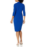 Women's Knotted Crepe Sheath Dress | Women's Work Dresses