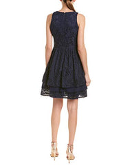 Women's Lace Fit And Flare Dress