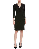 Women's Classic V-Neck Faux Wrap Dress