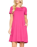 Women's A-line Dress With Pockets Plus Sizes S-3xl