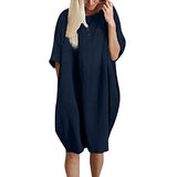 Women's Ruched Casual Sundress Midi Bodycon Sheath Dress Prom Dresses Women Long Long Evening Dresses for Women UK 1928S Dresses for Women Accessories Navy | Original Brand | Women's Midi Dresses