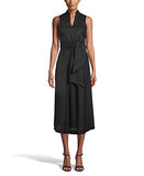 ANNE KLEIN Women's Linen Midi Dress