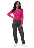 Fuchsia Scrubs for Ladies - Long Sleeve Comfort Underscrub Tee - SIVVAN Womens Fall Fashion | Women's Tops and Blouses