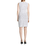 Women's Line Detail Jaquard Dress | Women's Work Dresses