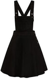 Dakota Pinafore Dress Women Medium-Length Dress Black, | Women's Casual Dresses