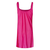 Summer Dresses for Women, Fashion Ladies's O-Neck Printing Casual Loose Strapless Sexy Sling Dress Party UK Size | Women's Work Dresses