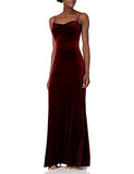 Women's Sammi Velvet Cowl Neck Slip Dress