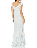 Women's Cap Sleeve All Over Lace Gown