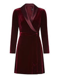 Women's Velvet Tuxedo Dress | Women's Casual Dresses