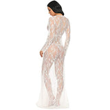 Women's Off Shoulder Lace Gown Maxi Photography Dress Baby Shower Dress Robe | Women's Lace Dresses