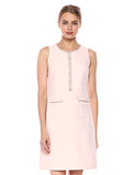 Karl Lagerfeld Paris Women's Tweed Shift Dress with Pockets