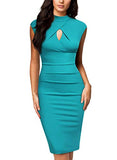 Women's Business Slim Style Ruffle Work Pencil Dress | Women's Work Dresses
