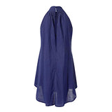 Women Dress, Womens Summer Daily Holiday Evening Dress Ladies Beach Sexy Halter Neck Sleeveless Party Mini Dress | Original Brand | Women's Work Dresses