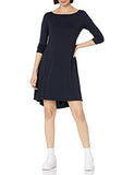 Daily Ritual Women's Jersey Long-Sleeve Bateau-Neck Dress | Women's Casual Dresses