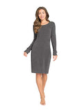 Barefoot Dreams CozyChic Ultra Lite Long Sleeve Dress, Casual Gown, Loose Vacation Dress | Women's Casual Dresses
