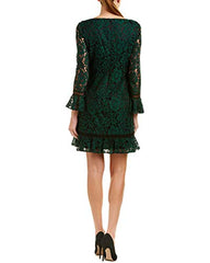 Women's Bell Sleeve Lace Shift Dress