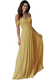 Bridesmaid Dresses Long A-line Chiffon Formal Dress for Women | Women's Wedding Dresses