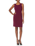 Women's Crepe Multi Seamed Cropped and Sheath Dress, Cabaret, 28 Plus | Women's Work Dresses