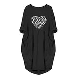 Women Dresses Casual Fashion Ladies Autumn Long Sleeve O-Neck Lovely Print Dress Club Dress | Women's Work Dresses