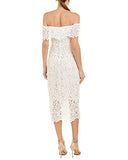 Women's Madison Off The Shoulder Sheath Midi Dress | Women's Lace Dresses