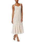 R&M Richards Women's Beaded Chiffon Jacket Dress