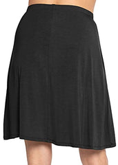 Knee Length A-Line Flowy Skirt | Comfortable Clothes for Women | S-5XL | Original Brand