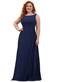 Ever-Pretty Womens Plus Size Sleeveless A Line Chiffon Formal Dress 0259-PZ