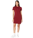 Women's Short Sleeve Slim Fit Stretch Pique Polo Dress