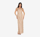 Women's Metallic Embroidery Gown | Women's Evening Gowns