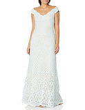 Women's Cap Sleeve All Over Lace Gown