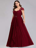 Women's Sweetheart Floral Lace Dress Evening Dress Plus Size 7986 | Women's Lace Dresses