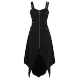 Women Dresses New Sleeveless V-Neck Casual Daily Hem Zipper Oversize Dress Spring Autumn Party Dress | Original Brand | Women's Casual Dresses