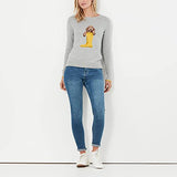 Womens Miranda Intarsia Crew Neck Jumper - Navy Creme Stripe | Original Brand | Women's Cardigan