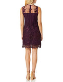 Women's Slvls Mock Neck Lace Sheath Dress