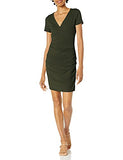 Women's Short Sleeve Megan Mini Wrap Dress