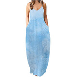 Ladies Casual Flower Dress Sexy Stripe Sleeveless Long Dress Plus Size Dress Bodycon Dress Office Wear for Casual Club Cocktail Evening Gowns Work UK Size 8-26 | Women's Work Dresses