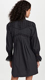 Women's Applique Poplin Lace Dress Casual | Original Brand