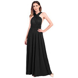 FYMNSI Women's Convertible Multi Way Transformer Wrap Dress Cocktail Evening Gown Homecoming Long Prom