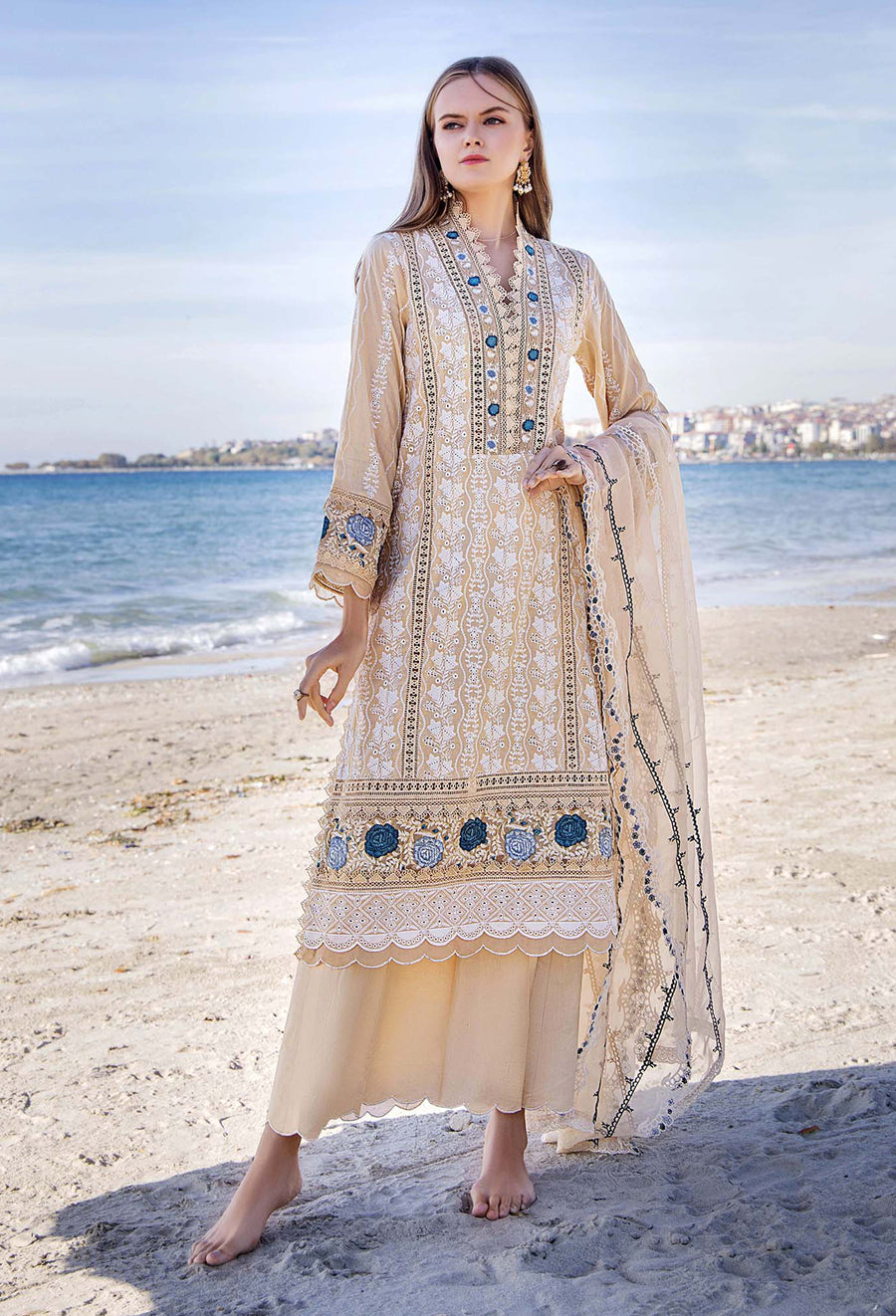 Adan Libas Design # 5732 Lawn by Hijab Sheikh Online Shopping