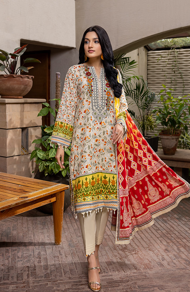 Al Zohaib ANL2 22-03C Anum Printed Lawn Vol2 2022 Online Shopping