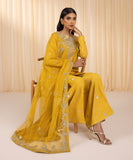 Sapphire U3FE-LX23V10-24 - 3 Piece - Embroidered Raw Silk Suit Festive 2 Collection Online Shopping