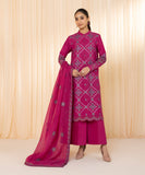 Sapphire U3PE-LX23V10-10 - 3 Piece - Embroidered Jacquard Suit Festive 2 Collection Online Shopping