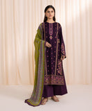 Sapphire U3PE-LX23V10-17 - 3 Piece - Embroidered Cotton Karandi Suit Festive 2 Collection Online Shopping