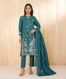 Sapphire U3PE-ST23V10-18 - 3 Piece - Embroidered Khaddar Suit Festive 2 Collection Online Shopping